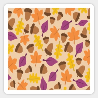 Acorn Pattern Sticker